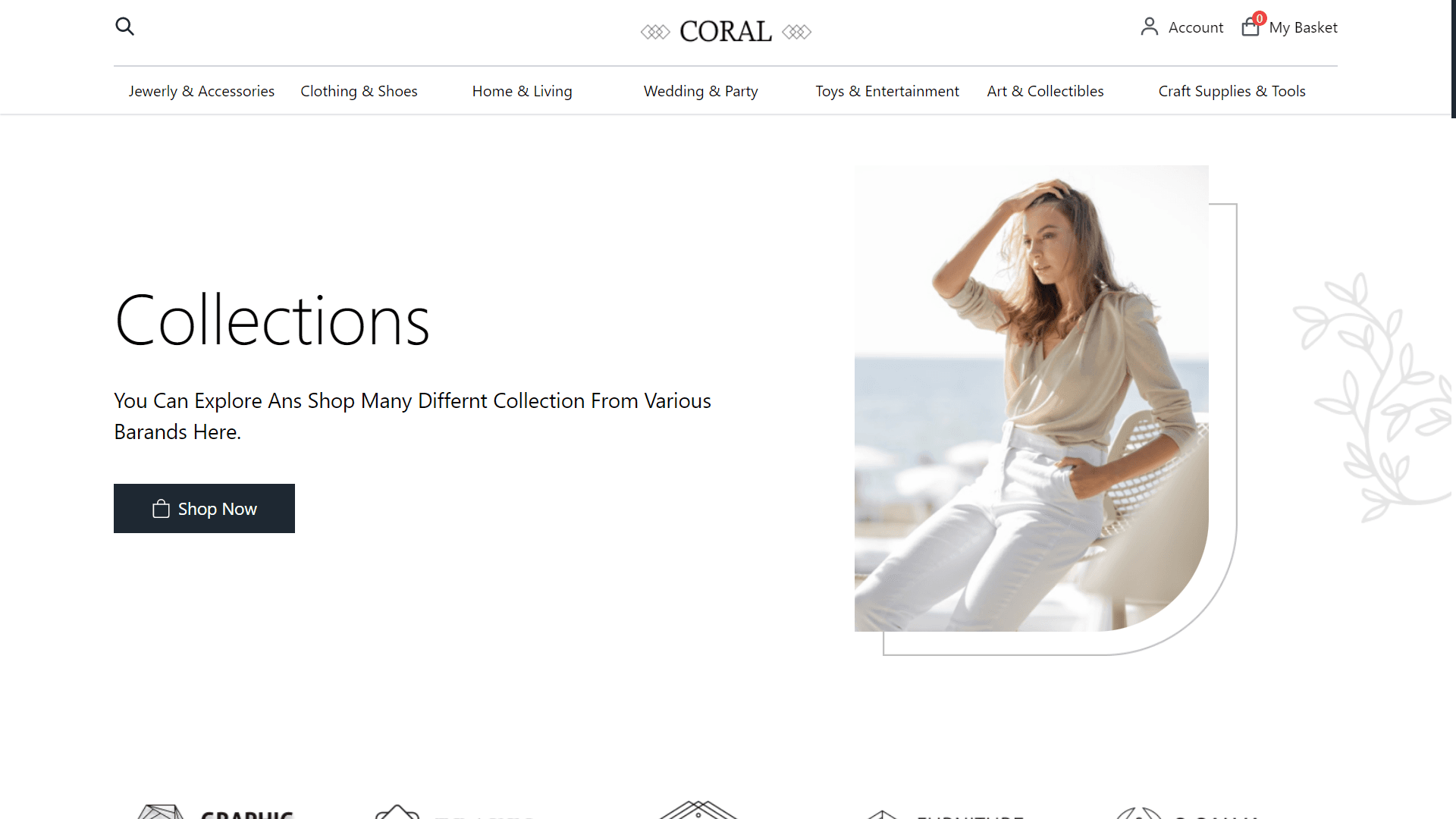 Coral Shopping WebSite