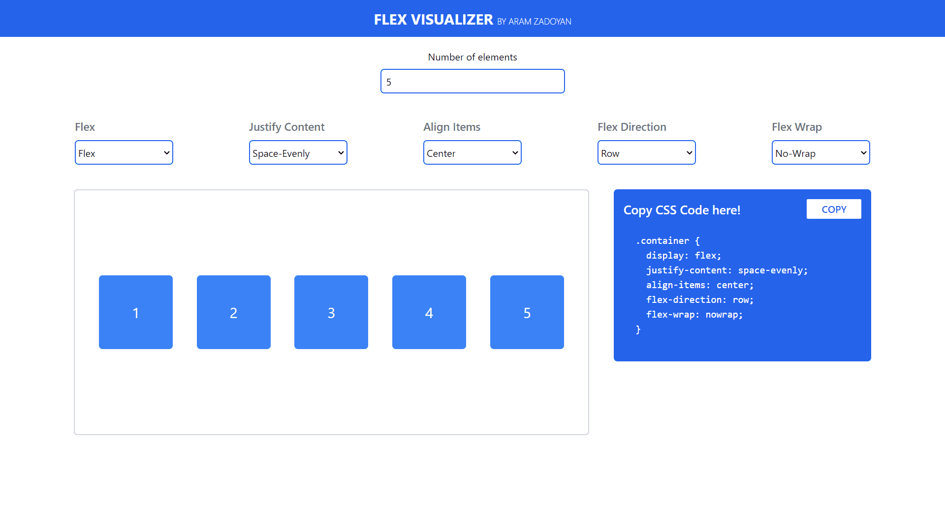 Image Flex Visualizer